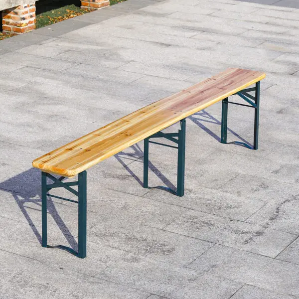 BreeinsPortable Picnic Bench, Outdoor Wooden Folding Camping Dining bench for Patio Garden Outdoor Camping Use - Image 3