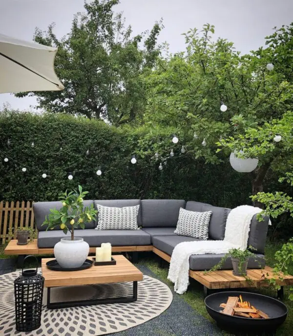 Custom Patio Furniture Set Luxurious Garden Sofa European Durable Waterproof Sofas for Balcony Teak Frame Outdoor Furniture Sofa - Image 2
