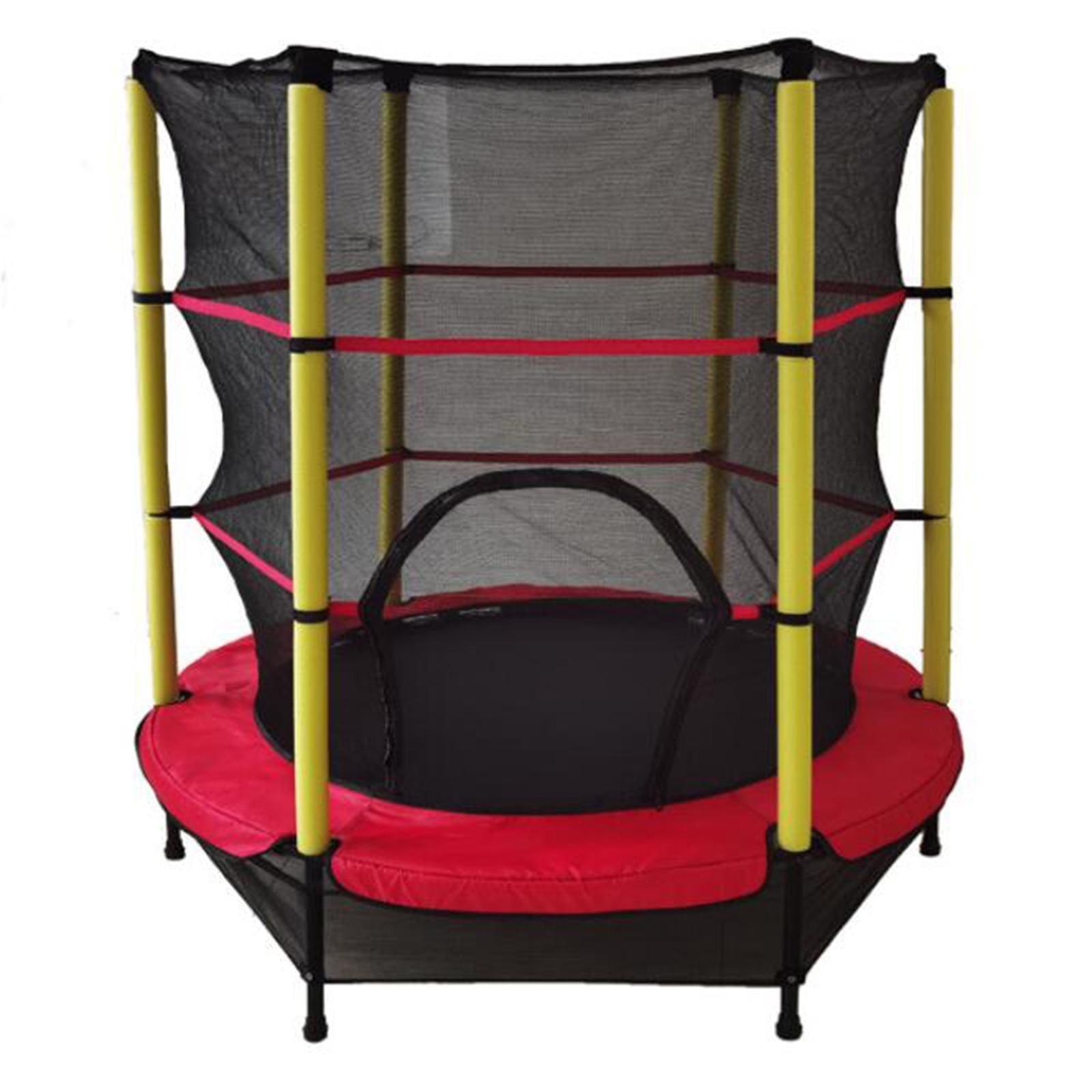 55inch Trampoline Enclosure Net Security Net, 130cm Hight for Children Injury Prevention Protection Round Net Fence Replacement